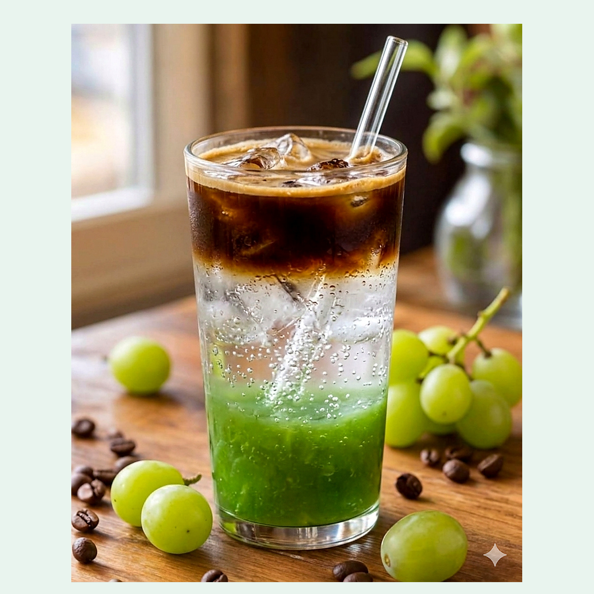 Green Grape Iced Americano