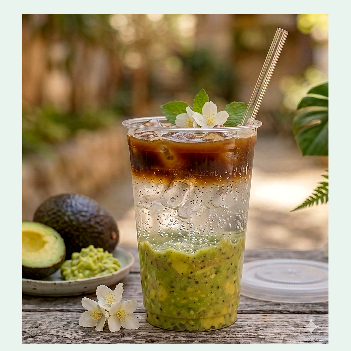 Avocado Iced Americano