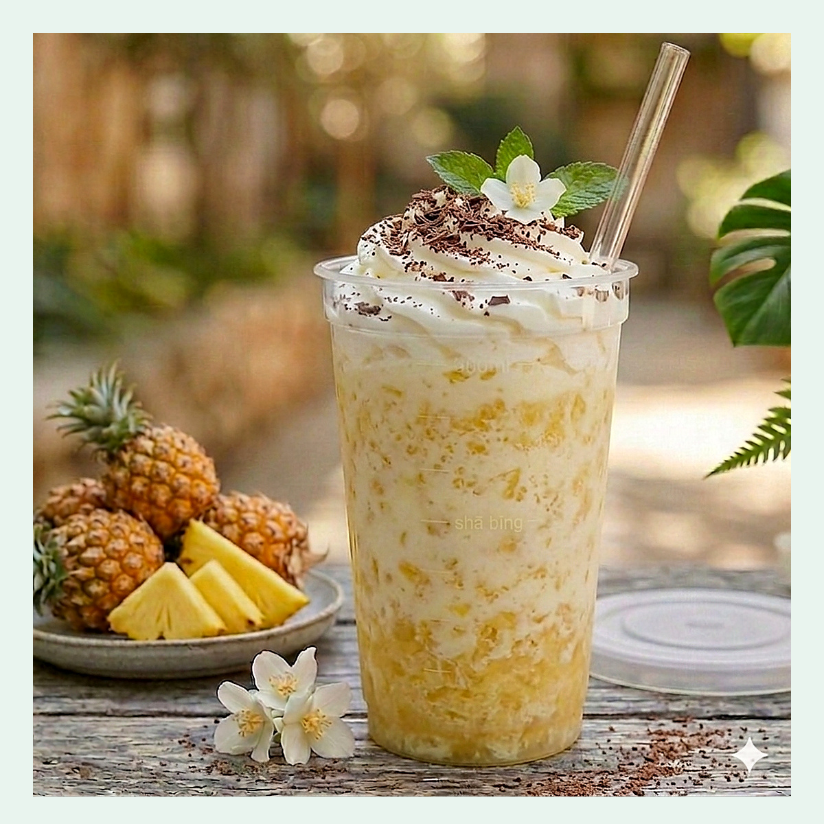 Pineapple Cream Topping