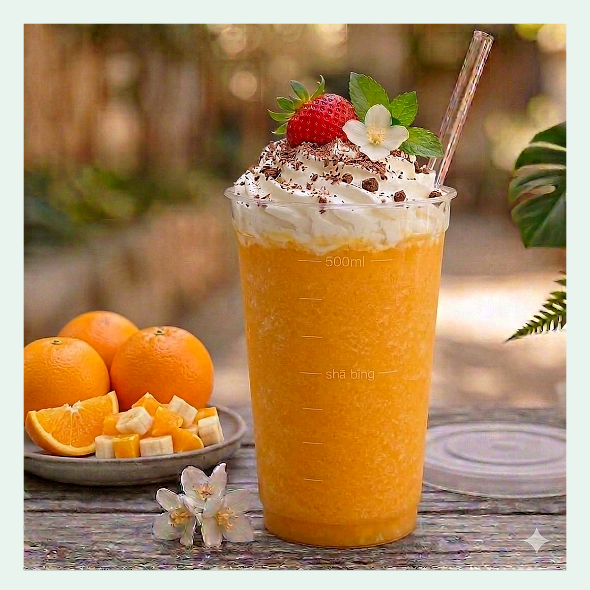 Orange Cream Topping
