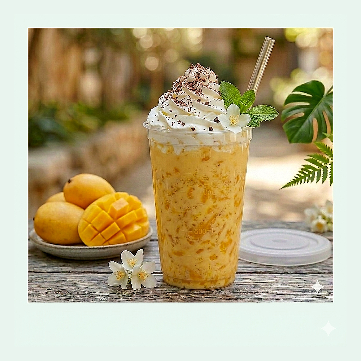 Mango Cream Topping