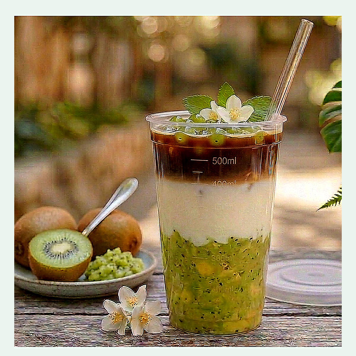 Kiwi Latte