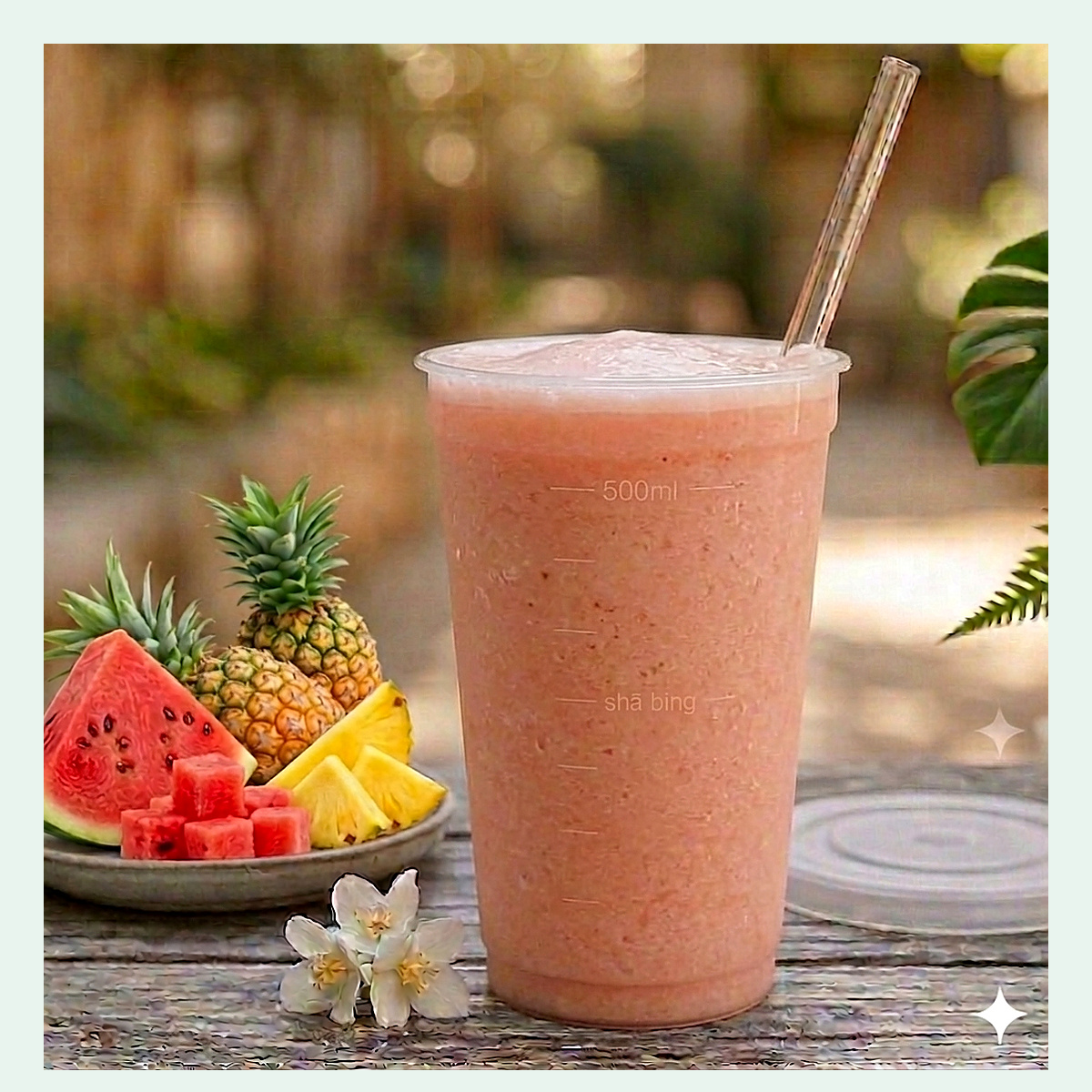 Watermelon&amp;Pineapple Mixed Milkshake