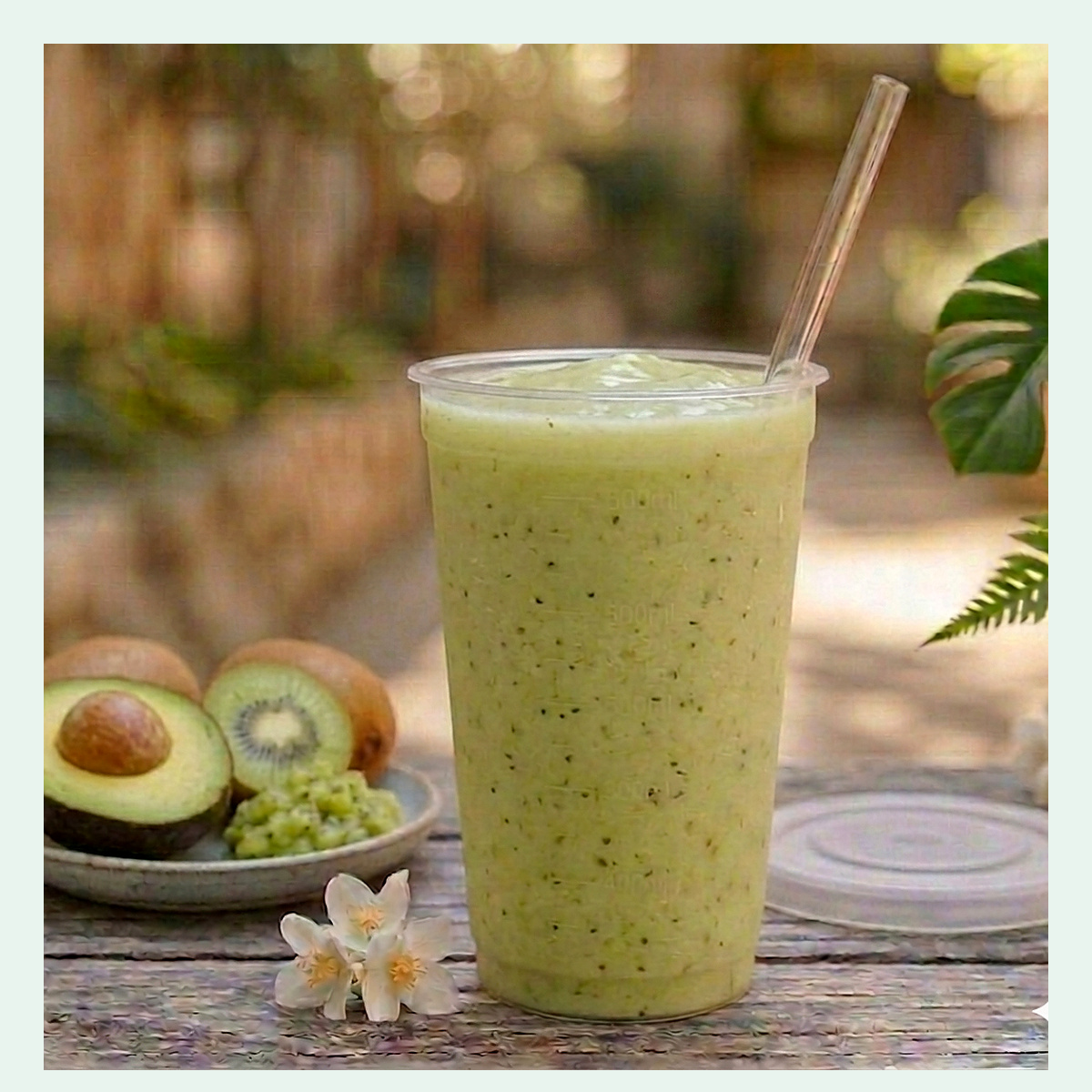 Kiwi&amp;Avocado Mixed Milkshake