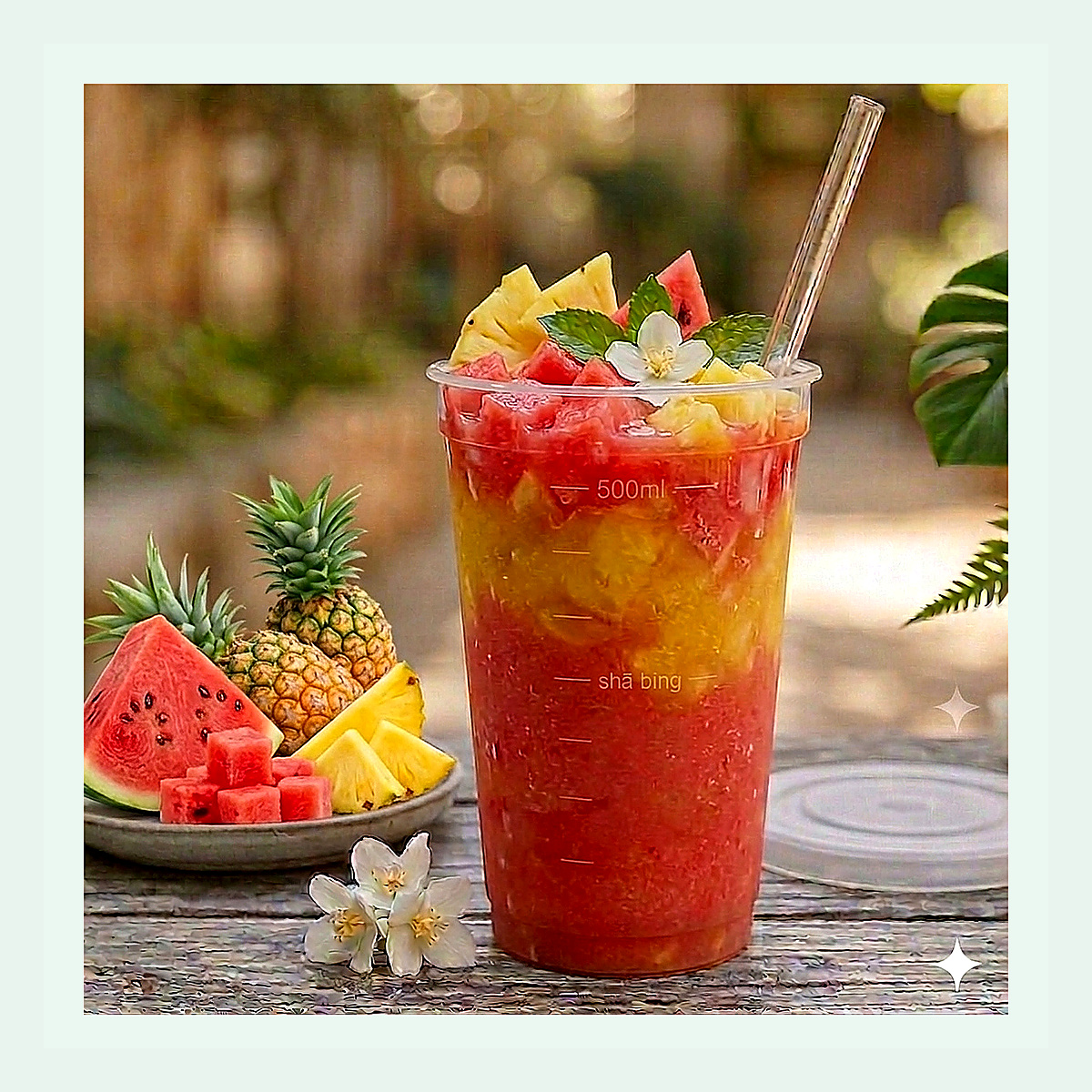 Watermelon&amp;Pineapple Mixed Smoothie