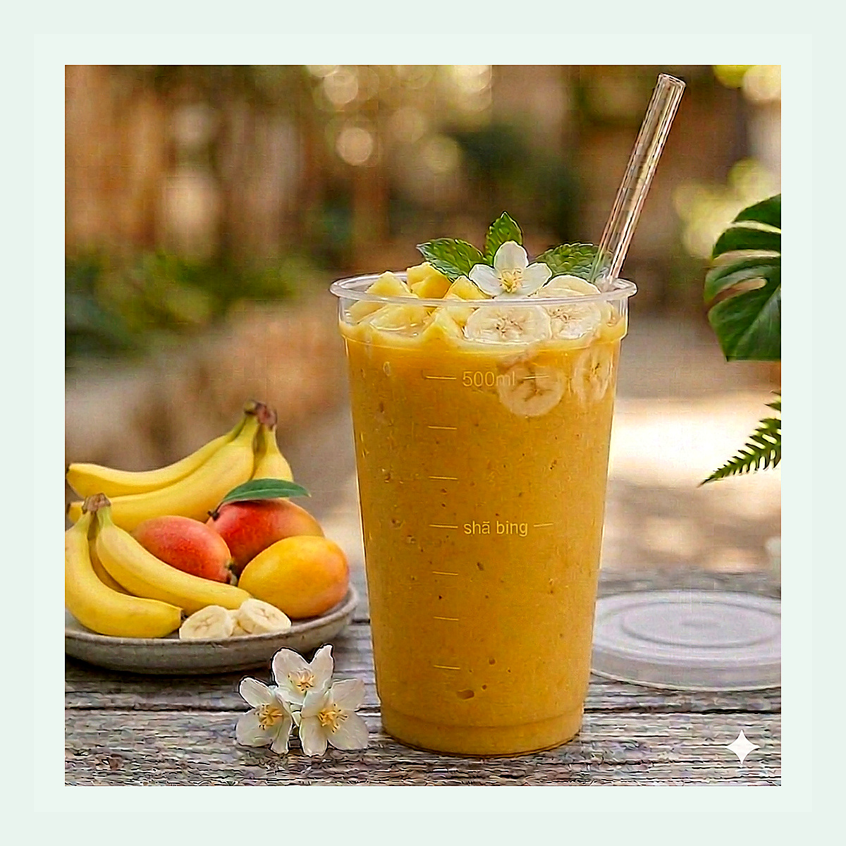 Mango&amp;Banana Mixed Smoothie