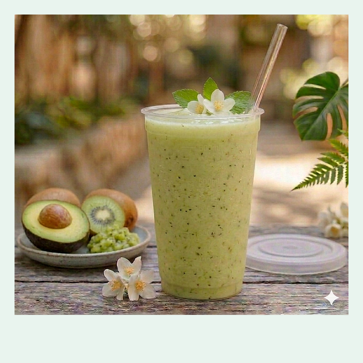Kiwi&amp;Avocado Mixed Smoothie